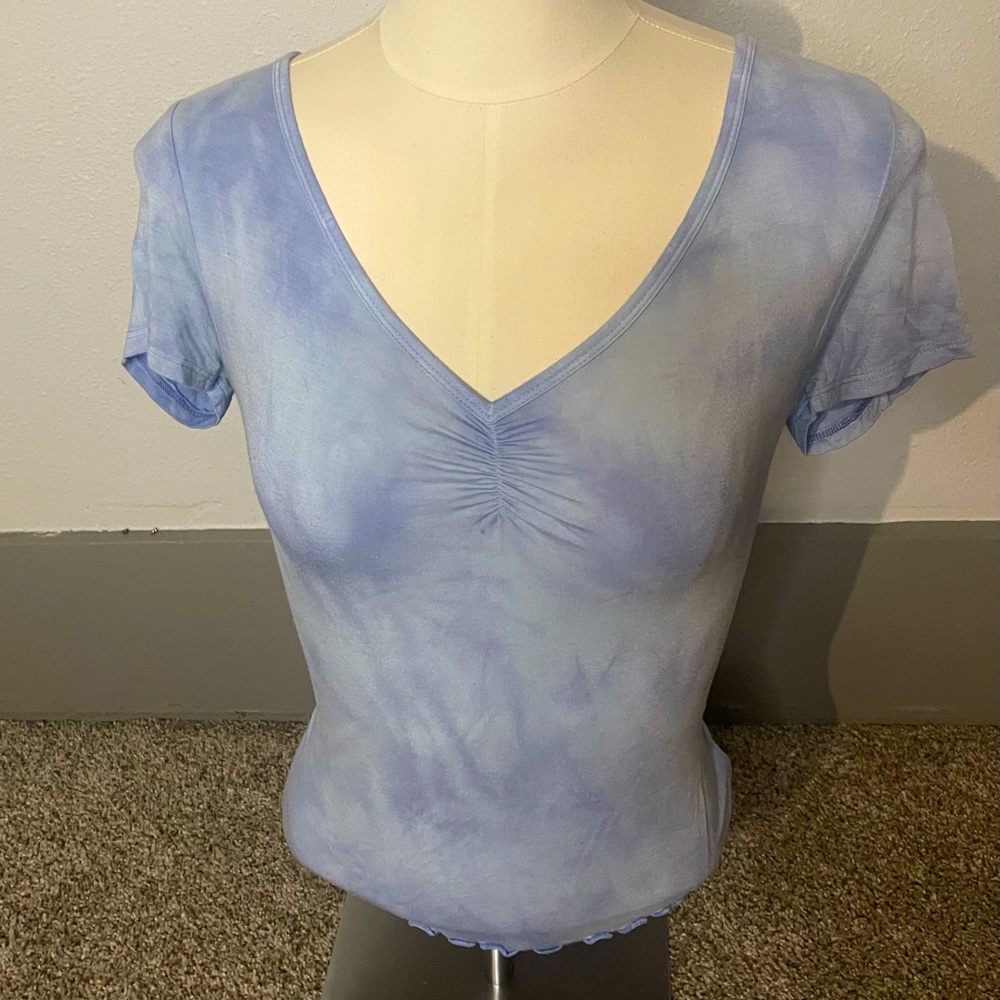 American Eagle Soft and Sexy Line Tie Dye Top
